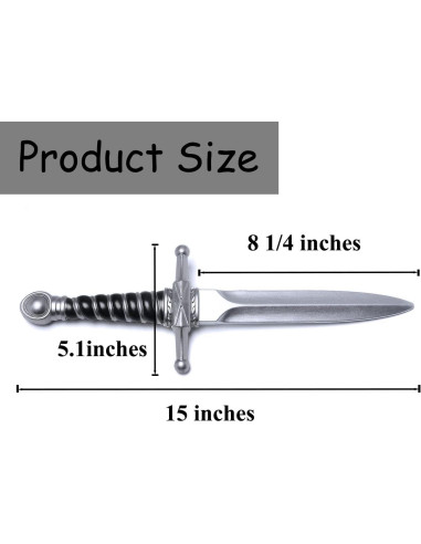 Daga corta de espuma DAYSTART 38 cm para disfraz