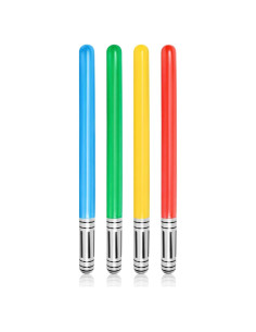 4 Sables de Luz Inflables TOSAMZOO 78,74 cm Colores Variados