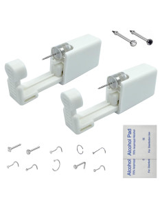 Kit de Perforación de Nariz GCHSSS - 2 Paquetes con 10 Anillos