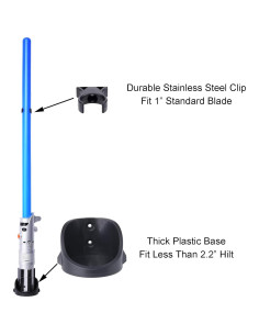 Soporte de Pared para Sable de Luz LEKUSHA Negro 2