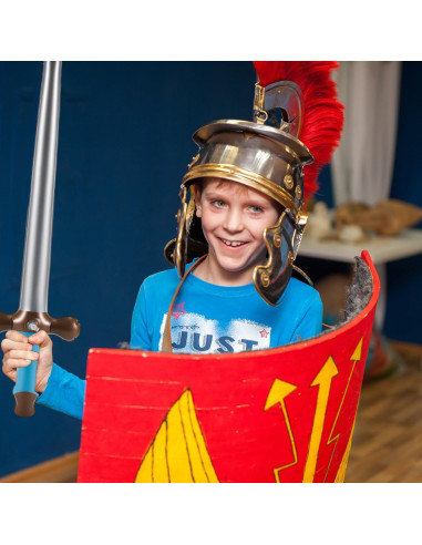 12 Espadas Inflables Pirata NQEUEPN 60x17 cm Reutilizables