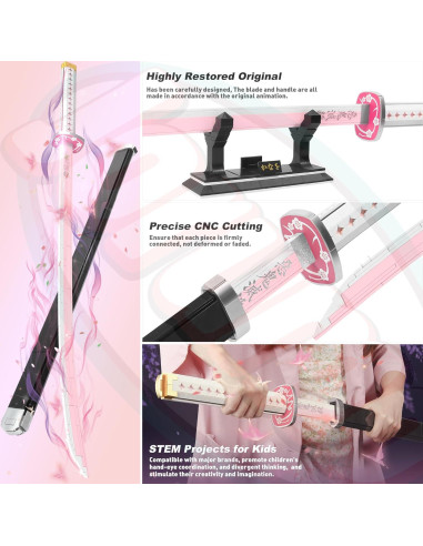 Conjunto Espada Kanao Demon Slayer Jorumo 99 cm 788 Piezas