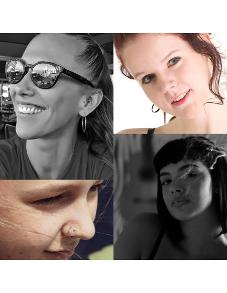 Kit de Piercing Rayyl 42 Piezas con Agujas y Pinzas Desechables