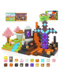 Bloques Magnéticos Coodoo 110 Piezas Juguetes STEM 3-8 Años