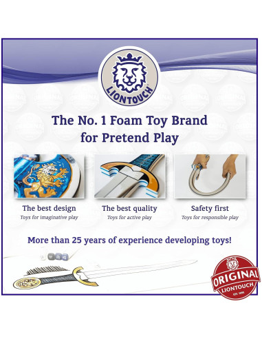 Conjunto de Espadas Liontouch - 3 Juguetes de Espuma para Niños