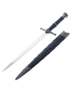 Daga Medieval APMRUMGO 40 cm Acero Inoxidable Negra