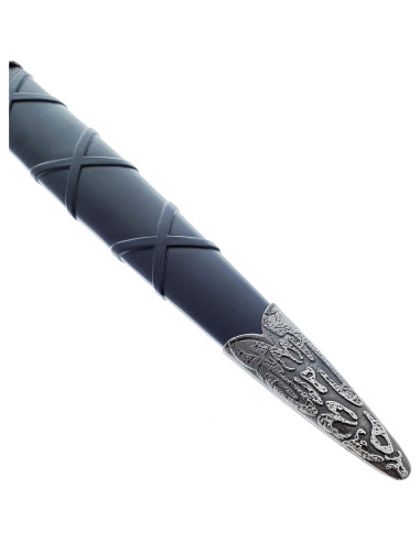 Daga Medieval APMRUMGO 40 cm Acero Inoxidable Negra