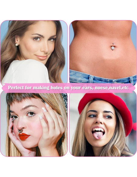 Kit de Perforación de Orejas Evatage con 72 Pendientes Kit de Perforación de Orejas Evatage con 72 Pendientes