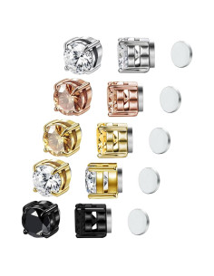 Pendientes Magnéticos Cigmag - Set de 5 Pares Sin Perforación