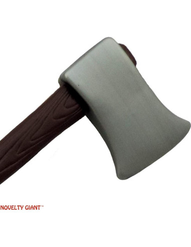 Conjunto disfraz hacha leñador plástico gigante 60,96 cm