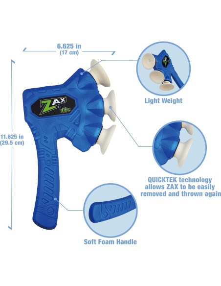 Hacha de Lanzamiento de Espuma Zing Zax - 119g - Colores Varios