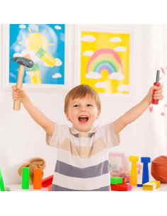 Martillo de Juguete Toy Choi 4 Piezas para Niños 2