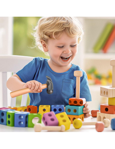 Martillo de Juguete Toy Choi 4 Piezas para Niños