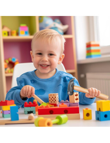 Martillo de Juguete Toy Choi 4 Piezas para Niños