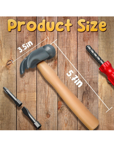 Martillo de Juguete Toy Choi 4 Piezas para Niños
