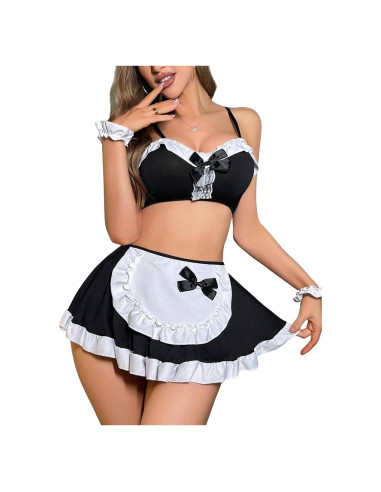 Conjunto de Lencería Avidlove para Mujeres Traje de Sirvienta