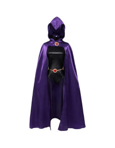 Disfraz de Cosplay Raven Completo Adulto Unisex Morado 2