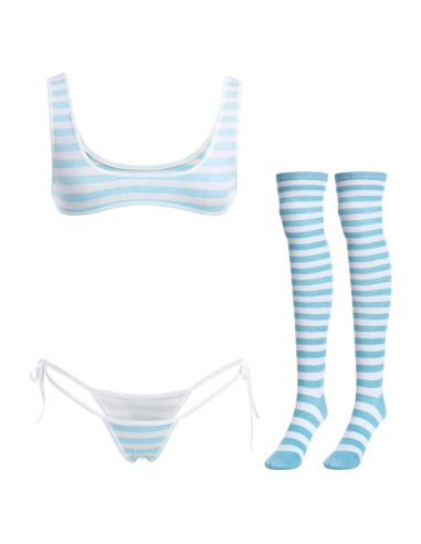 Conjunto de Lencería Kawaii Anime para Mujeres Talla Única