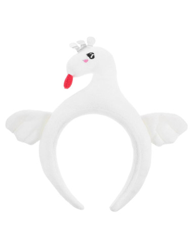 Diadema de Cisne Blanco Aboofan para Disfraces y Fiestas