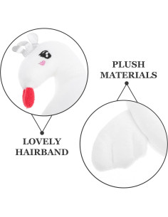 Diadema de Cisne Blanco Aboofan para Disfraces y Fiestas 2