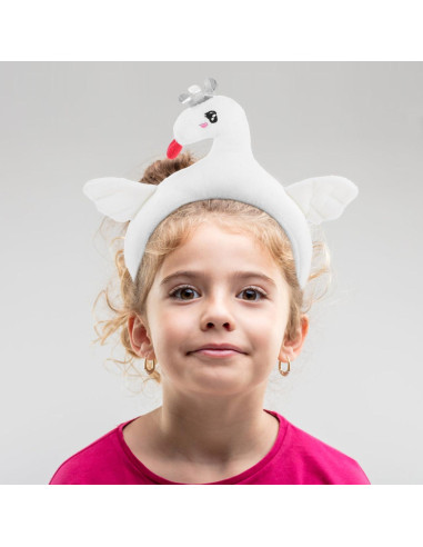 Diadema de Cisne Blanco Aboofan para Disfraces y Fiestas
