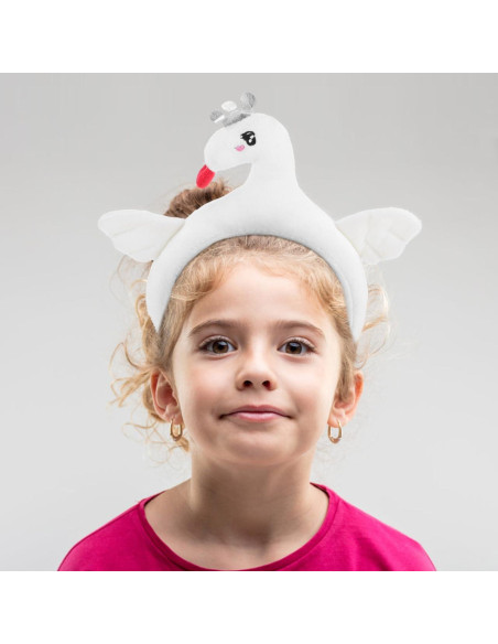 Diadema de Cisne Blanco Aboofan para Disfraces y Fiestas