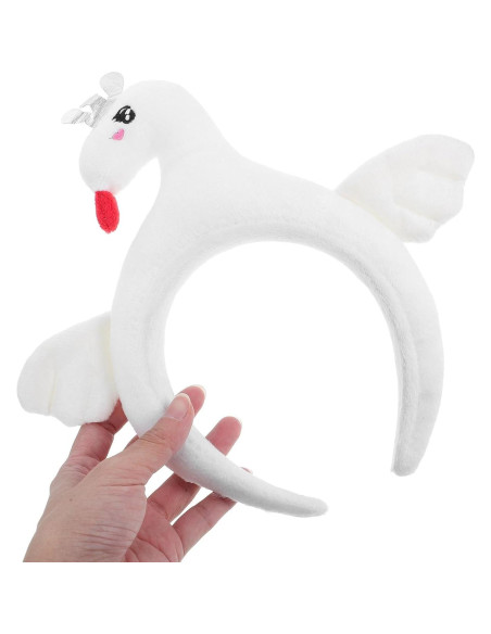 Diadema de Cisne Blanco Aboofan para Disfraces y Fiestas