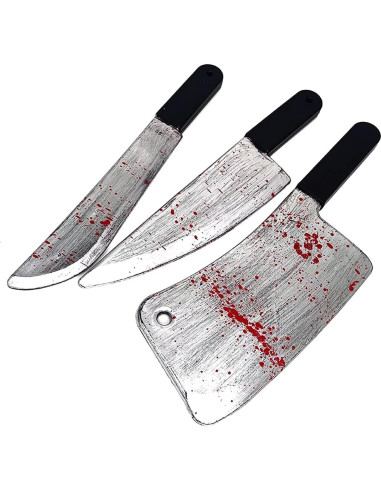 Cuchillo de Carnicero Sangriento Cooplay Juguete Halloween