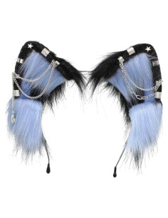 Diadema de Gato Rosa Ajustable para Adultos - Accesorio de Cosplay