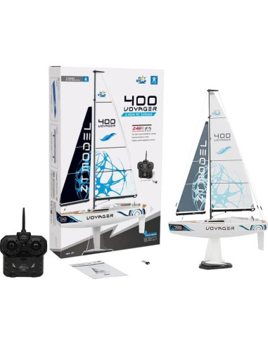 Barco de Vela RC PlaySTEAM Voyager 400 Azul 66 cm