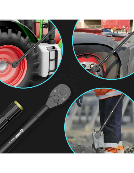 Llave de Torque ANPUDS 3/4" 100-800 Nm Doble Dirección