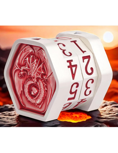 Contador de Vida MTG ALOBGHDC Metal Doble Cara 0-99