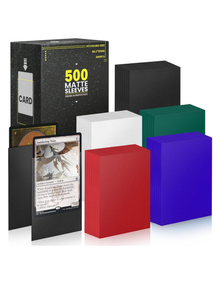 Mangas para Cartas Fabmaker Paquete 500 Multicolor 66x91mm