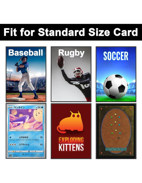 Mangas para Cartas Fabmaker Paquete 500 Multicolor 66x91mm