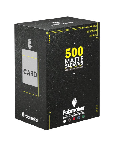 Mangas para Cartas Fabmaker Paquete 500 Multicolor 66x91mm