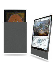 Mangas de cartas Fabmaker 200 pack gris mate resistentes