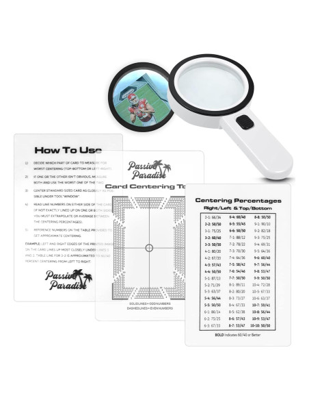 Kit de Herramientas de Calificación de Tarjetas Passive Paradise - Lupa LED 30x