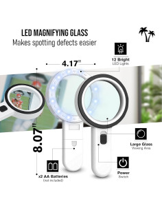 Kit de Herramientas de Calificación de Tarjetas Passive Paradise - Lupa LED 30x 2