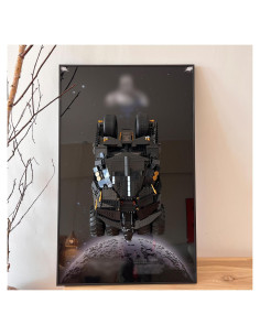 Panel de Exhibición para Lego iLuane Batmobile 76240 50x80 cm