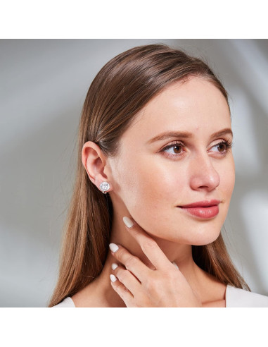 Pendientes de Clip de Cristal YOQUCOL 8MM para Mujeres