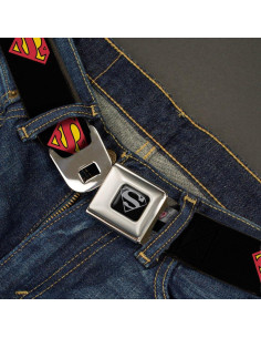 Cinturón de seguridad Buckle-Down Superman 3.81 cm ancho 2