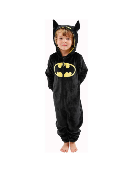 Mono de Batman para niños DC Comics - Negro - Talla 7