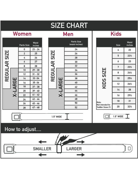 Cinturón de seguridad Buckle-Down Joker XL Multicolor 3.81 cm