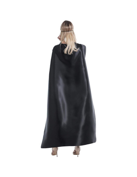 Set Capa y Máscara Superhéroe Adulto ADJOY - Negro