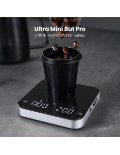 Báscula de café digital Maestri House 2kg/0.1g recargable 2