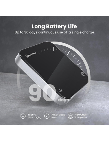 Báscula de café digital Maestri House 2kg/0.1g recargable