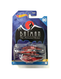 DieCast Hot Wheels Batplane Rojo 1:64 DC Batman