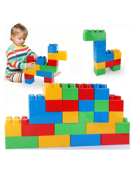 Juego de Bloques Gigantes Liberty Imports 24 Piezas para Niños