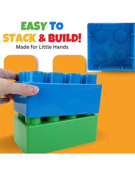 Juego de Bloques Gigantes Liberty Imports 24 Piezas para Niños