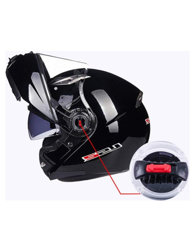 Kakalote Clips de Visera para Casco LS2 358 396 370